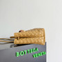 Bottega Veneta Small Andiamo Bag in 743568 tan Lambskin