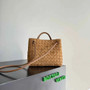Bottega Veneta Small Andiamo Bag 743568 Suede Brown
