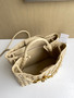 Bottega Veneta Small Andiamo Bag 743568 Lambskin Dark Beige