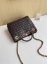 Bottega Veneta Small Andiamo Chain 786008 Lambskin Coffee