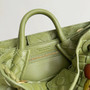 Bottega Veneta Small Andiamo Bag in 743568 Lambskin green