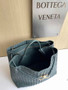 Bottega Veneta Large Andiamo Bag 766019 Dark Green Lambskin bonded Intrecciato