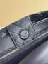 Bottega Veneta Small Andiamo Bag 743568 Lambskin Navy Blue Silver