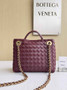 Bottega Veneta Small Andiamo Chain 786008 Lambskin Wine Red