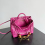 Bottega Veneta Small Andiamo Bag in 743568 Lambskin Purple