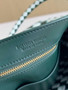 Bottega Veneta Small Andiamo Bag 743568 Lambskin White Green