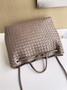 Bottega Veneta Large Andiamo Bag 766019 Power Pink Lambskin Intrecciato