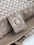 Bottega Veneta Large Andiamo Bag 766019 Power Pink Lambskin Intrecciato