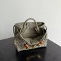Bottega Veneta Small Andiamo Bag in 743568 dark gray Lambskin