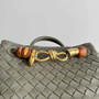Bottega Veneta Small Andiamo Bag in 743568 dark gray Lambskin
