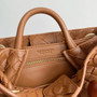 Bottega Veneta Small Andiamo Bag in 743568 Lambskin brown