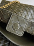 Bottega Veneta Small Andiamo Chain 786008 Lambskin Dark Green