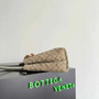 Bottega Veneta Small Andiamo Bag in 743568 Suede gray