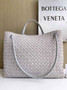 Bottega Veneta Large Andiamo Bag 766019 Gray Suede