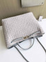 Bottega Veneta Large Andiamo Bag 766019 Gray Suede