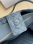 Bottega Veneta Large Andiamo Bag 766019 Gray Lambskin bonded Intrecciato