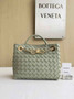 Bottega Veneta Small Andiamo Chain 786008 Lambskin Green