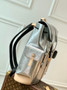 Louis Vuitton M58756 Christopher Backpack MM Leather Silver