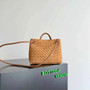 Bottega Veneta Small Andiamo Bag in 743568 Suede brown