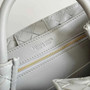 Bottega Veneta Small Andiamo Bag in 743568 light gray Lambskin
