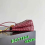 Bottega Veneta Small Andiamo Bag in 743568 wine red Lambskin