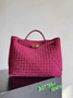 Bottega Veneta Large Andiamo Bag 766019 Plum Suede