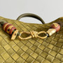 Bottega Veneta Small Andiamo Bag in 743568 Suede green