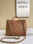 Bottega Veneta Small Andiamo Chain 786008 Lambskin Brown