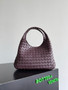 Bottega Veneta Medium Campana Bag 844249 in Dark Red