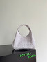 Bottega Veneta Medium Campana Bag 844249 in Suede Beige