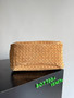 Bottega Veneta Medium Campana Bag 844249 in Suede Brown