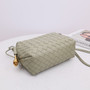 Bottega Veneta Small Loop Camera Bag 723548 Light Gray leather