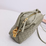 Bottega Veneta Small Loop Camera Bag 723548 Light Gray leather