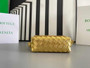 Bottega Veneta Mini Loop Camera Cross-Body Bag 680254 Gold Lambskin