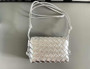 Bottega Veneta Mini Loop Camera Cross-Body Bag 680254 Silver Lambskin