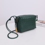 Bottega Veneta Small Loop Camera Bag 723548 Green leather