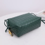 Bottega Veneta Small Loop Camera Bag 723548 Green leather