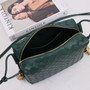 Bottega Veneta Small Loop Camera Bag 723548 Green leather