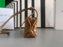 Bottega Veneta Mini Loop Camera Cross-Body Bag 680254 Brown Lambskin
