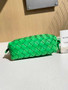 Bottega Veneta Mini Loop Camera Cross-Body Bag 680254 Green Lambskin