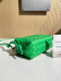 Bottega Veneta Mini Loop Camera Cross-Body Bag 680254 Green Lambskin