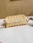 Bottega Veneta Mini Loop Camera Cross-Body Bag 680254 Dark Beige Lambskin