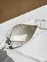 Bottega Veneta Mini Loop Camera Cross-Body Bag 680254 White Lambskin