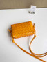 Bottega Veneta Mini Loop Camera Cross-Body Bag 680254 Yellow Lambskin
