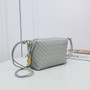 Bottega Veneta Small Loop Camera Bag 723548 Gray leather