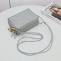 Bottega Veneta Small Loop Camera Bag 723548 Gray leather