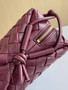 Bottega Veneta Small Loop Camera Bag 680255 Lambskin Wine Red