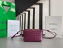 Bottega Veneta Mini Loop Camera Cross-Body Bag 680254 Dark Purple Lambskin