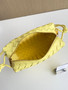 Bottega Veneta Small Loop Camera Bag 680255 Lambskin Yellow