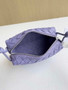 Bottega Veneta Mini Loop Camera Cross-Body Bag 680254 Purple Lambskin